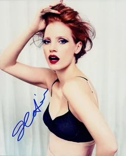 Jessica Chastain autograph
