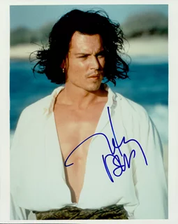 Johnny Depp autograph