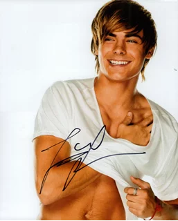Zac Efron autograph