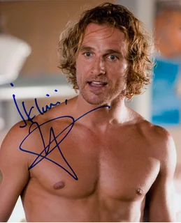 Matthew McConaughey autograph