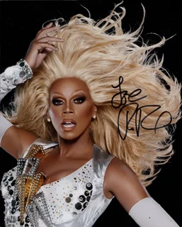 RuPaul autograph