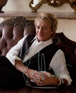 Rod Stewart autograph