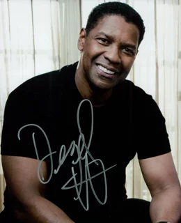 Denzel Washington autograph