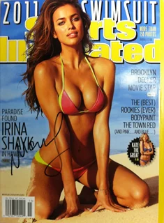 Irina Shayk autograph