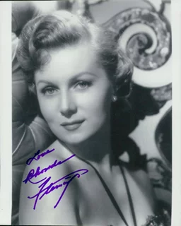 Rhonda Fleming autograph