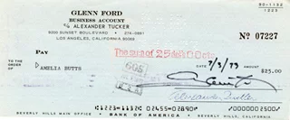 Glenn Ford autograph