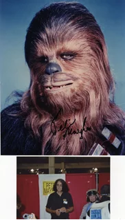 Peter Mayhew autograph