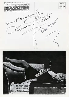 Thelma White autograph
