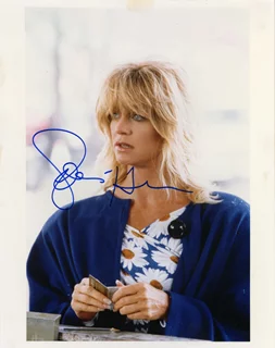 Goldie Hawn autograph