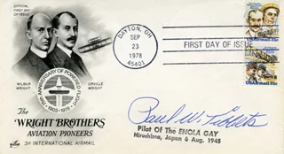Paul W. Tibbets autograph