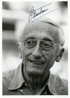 Jacques Cousteau autograph