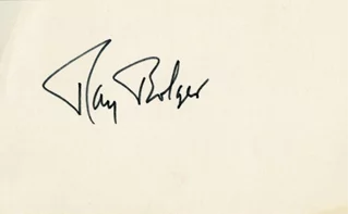 Ray Bolger autograph