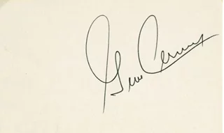 Gene Cernan autograph
