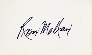 Ronald McNair autograph