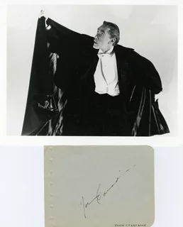 John Carradine autograph