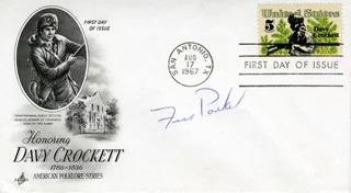 Fess Parker autograph