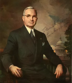 Harry Truman autograph