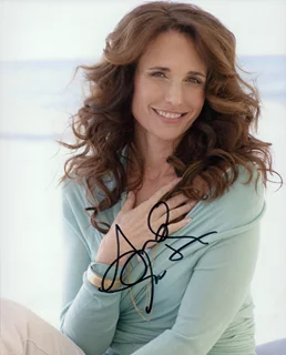 Andie MacDowell autograph