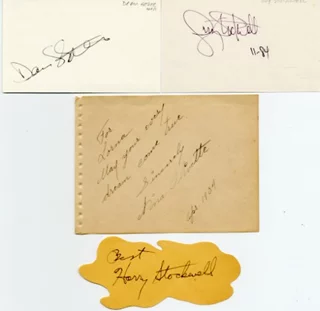 The Stockwells autograph