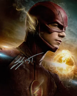 Grant Gustin autograph