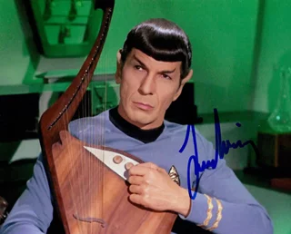 Leonard Nimoy autograph