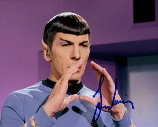 Leonard Nimoy autograph