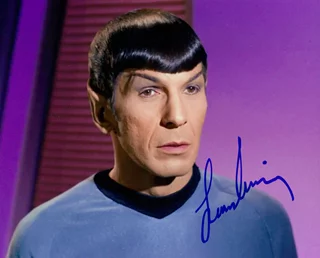 Leonard Nimoy autograph