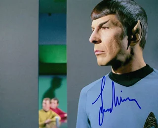 Leonard Nimoy autograph