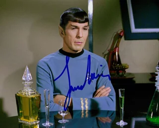 Leonard Nimoy autograph