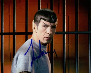 Leonard Nimoy autograph