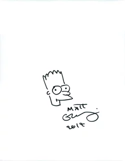Matt Groening autograph