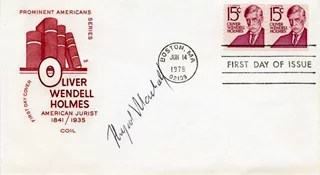 Thurgood Marshall autograph