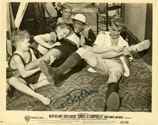 Ralph Bellamy autograph