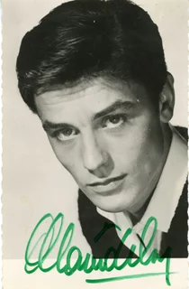 Alain DeLon autograph