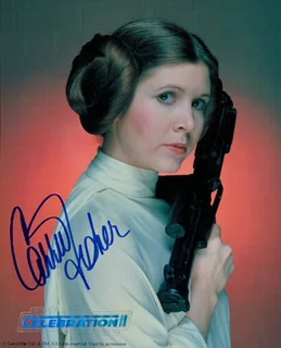 Carrie Fisher autograph