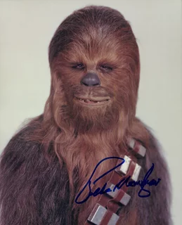Peter Mayhew autograph