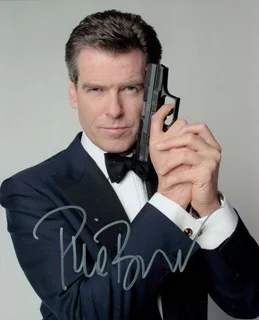 Pierce Brosnan autograph
