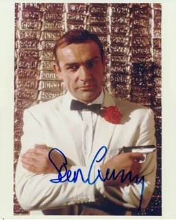 Sean Connery autograph