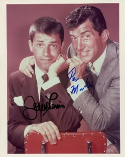Dean Martin & Jerry Lewis autograph