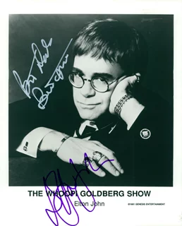 Elton John & Bernie Taupin autograph