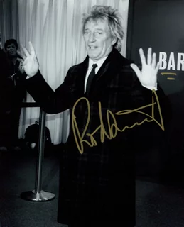 Rod Stewart autograph