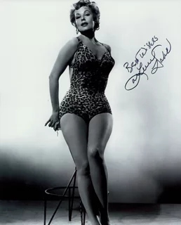 Arlene Dahl autograph