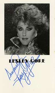 Lesley Gore autograph