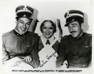 Helen Hayes autograph