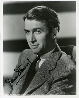 James Stewart autograph