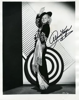 Alice Faye autograph