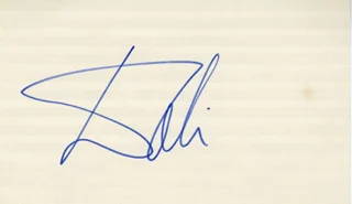 Salvador Dali autograph