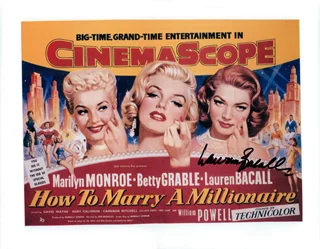 Lauren Bacall autograph