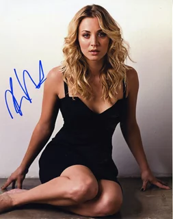 Kaley Cuoco autograph