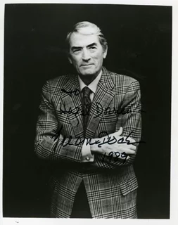 Gregory Peck autograph